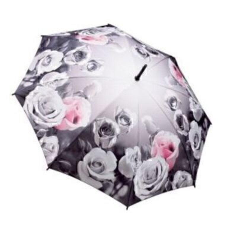Another fantastic design from the Galleria range, with detailing second to none. The illustrated design on the fabric features black and white imagery with a hint of colour in the form of pink roses which makes it very eye catching. Featuring virtually un